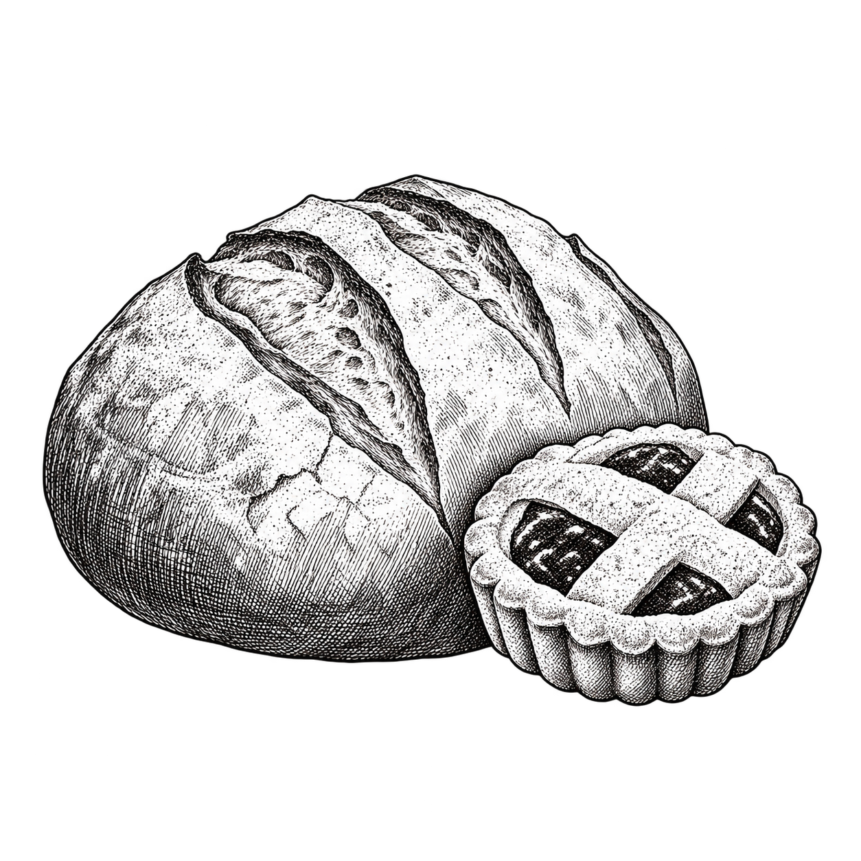 Pane e dolci artigianali con grani antichi
